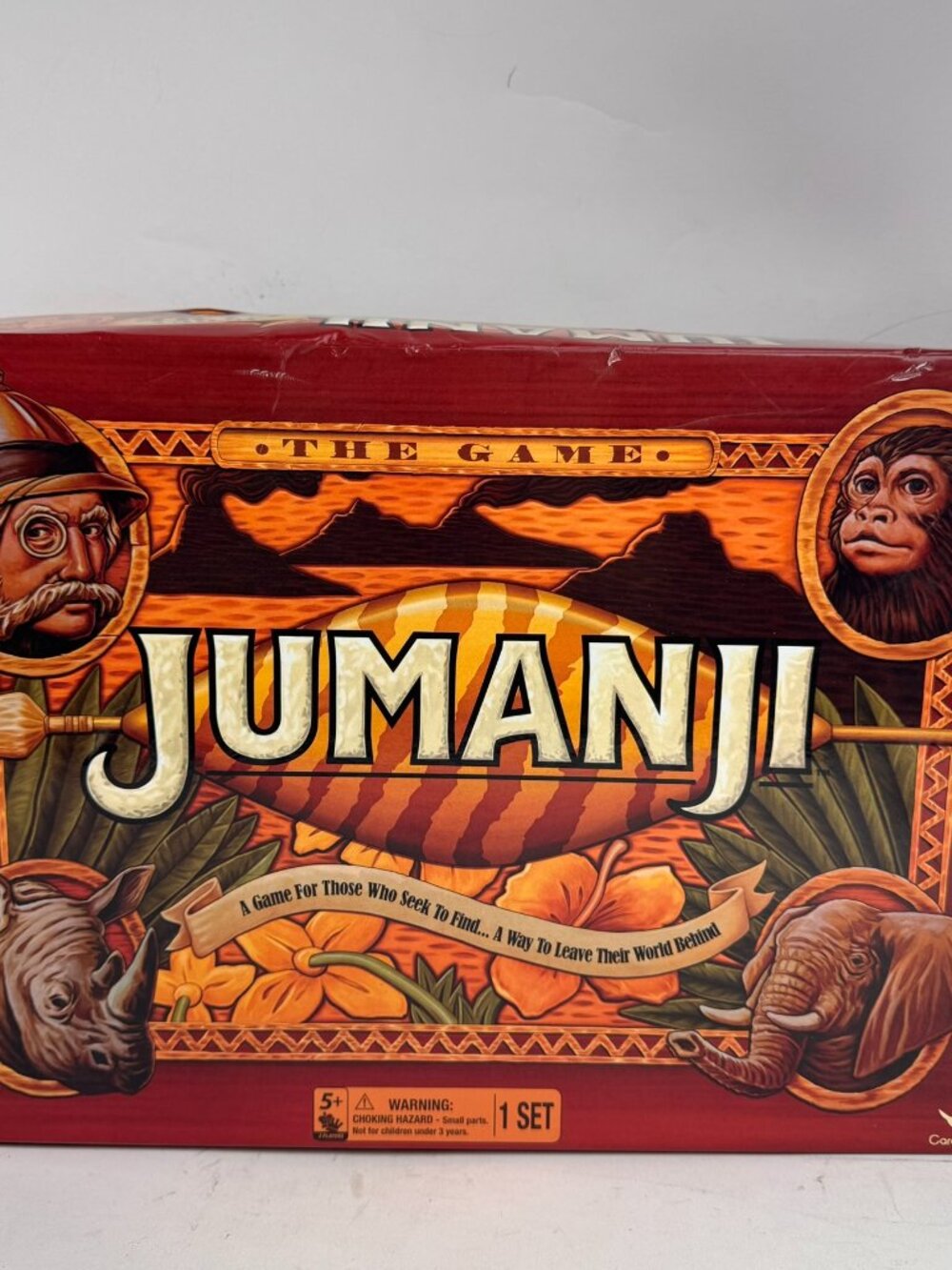 Jumanji The Game Board Game Spin Master Cardinal 2017 Red Box Edition 2-4 Player